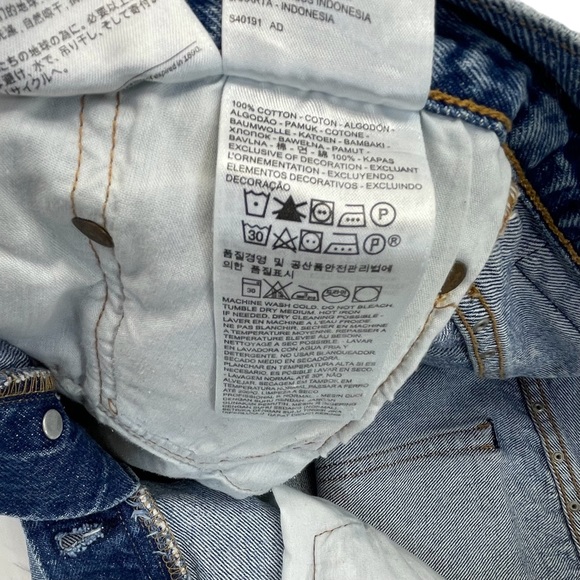 Levi’s Premium 501 Limited Edition Shorts 30 Blue - Picture 14 of 15